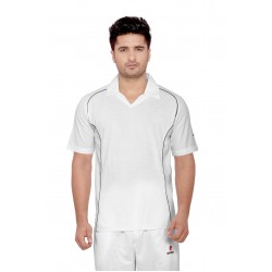 Omtex Grasshopper Cricket Whites t-Shirt (Half Sleeves)